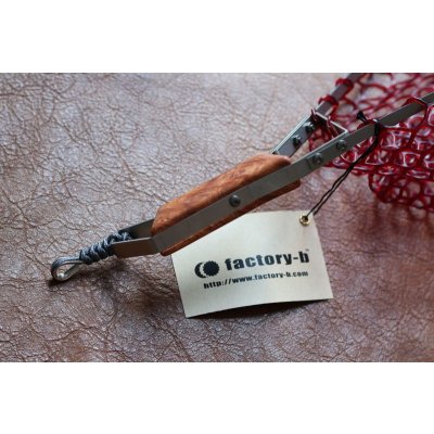 画像3: ★ご予約承り中!只今納期不確定★β-Tiランディングネットにおススメ!!ハンドル部ウッドデコレーションパーツ★