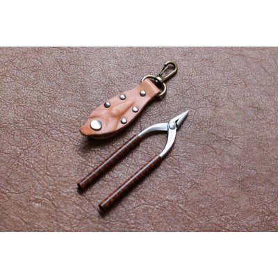 画像3: ★ご予約商品・納期未確定★美しい銘木のハンドル★NEW ステンレスミニプライヤー ★レザーホルダーつきorプライヤー単体が選べます★