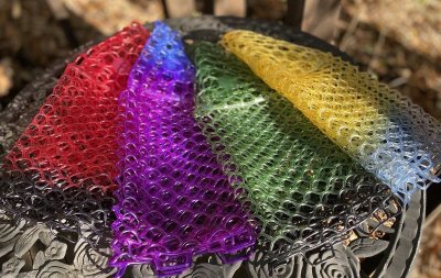 画像1: ★対象魚70cm★〈交換用〉カラーラバーネット・19インチ(60cm枠用)ノマドネットなどにも
