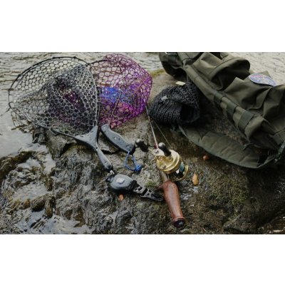 画像4: ★セミオーダーメイド・只今80日前後★高強度ブラックキャンバスマイカルタハンドルのスプリングネット★ネット部分別売になります