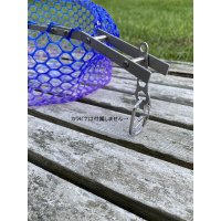 ★ウルトラライト超軽量チタン★NEW！！★Ti+Plus Wrench-yランディングネット★28ｃｍスモールラバーネットつき★