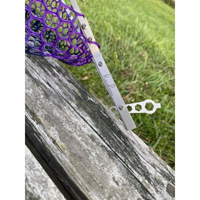 画像6: ★ウルトラライト超軽量チタン★NEW！！★Ti+Plus Wrench-yランディングネット★28ｃｍスモールラバーネットつき★