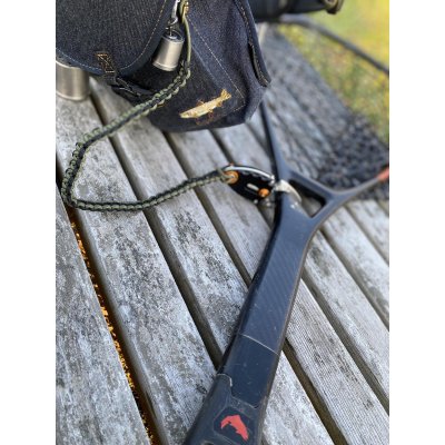 画像4: ★便利なミニグリップ付き★伸びる手編みランディングネットコード★