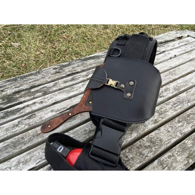 画像5: ★ご予約商品★レザーネットケースDX(ラバーネット対応)★アメリカンレザーブラック★受注〆切2026年1月10日