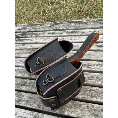 画像6: ★ご予約商品★レザーネットケースDX(ラバーネット対応)★アメリカンレザーブラック★受注〆切2026年1月10日