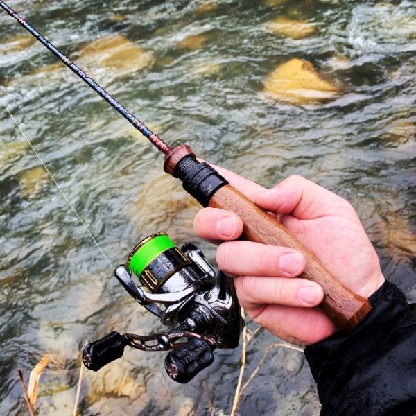 画像3: ★WESSEX ウェセックストラウトロッド/スピニング WSE-S/4(銘木ウォルナット・リールシート一体型ブランクスルーグリップ仕様) (3)