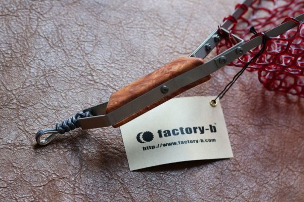 画像3: ★ご予約承り中!只今納期不確定★β-Tiランディングネットにおススメ!!ハンドル部ウッドデコレーションパーツ★ (3)