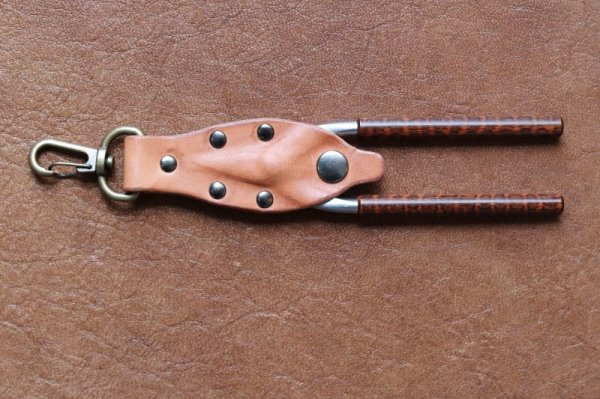 画像4: ★ご予約商品・納期未確定★美しい銘木のハンドル★NEW ステンレスミニプライヤー ★レザーホルダーつきorプライヤー単体が選べます★ (4)