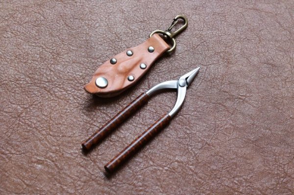 画像3: ★ご予約商品・納期未確定★美しい銘木のハンドル★NEW ステンレスミニプライヤー ★レザーホルダーつきorプライヤー単体が選べます★ (3)