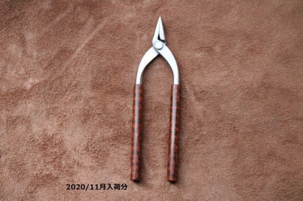 画像6: ★ご予約商品・納期未確定★美しい銘木のハンドル★NEW ステンレスミニプライヤー ★レザーホルダーつきorプライヤー単体が選べます★ (6)