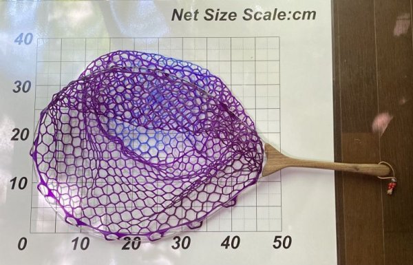 画像3: ※オーダー受付再開※★セミオーダーメイド・只今80日前後★NEW! スプリングネット15インチラージサイズフレーム+スタビライズドウッド・スキニーロングハンドル★ネットは別売です★ (3)