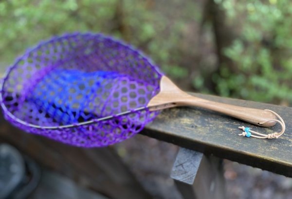 画像3: ※オーダー受付再開※★セミオーダーメイド・只今80日前後★NEWタイプβチタンフレーム採用！スプリングネット尺上サイズ・スキニー/ミドルハンドル★中浅ラバーネット32ｃｍのセット★ (3)