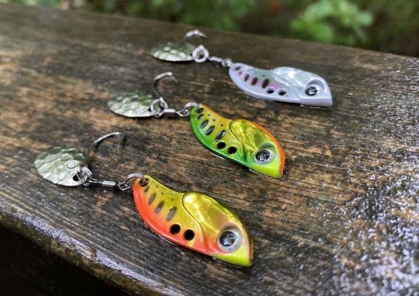 画像2: ★頑強なステンレスボディのテールスピンベイト★バンブルBメタル・3.5g★ (2)