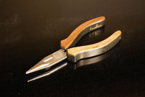 画像5: ★只今ご予約承り中(オーダー後80日前後)★マイカルタハンドルのカスタムクニペックス140★専用ホルスター付きor単体が選べます (5)