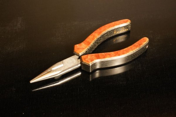 画像4: ★只今ご予約承り中(オーダー後80日前後)★マイカルタハンドルのカスタムクニペックス140★専用ホルスター付きor単体が選べます (4)