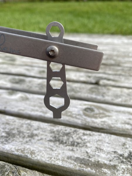 画像4: ★ウルトラライト超軽量チタン★NEW！！★Ti+Plus Wrench-yランディングネット★28ｃｍスモールラバーネットつき★ (4)