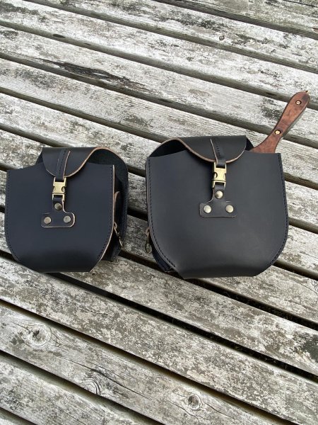 画像2: ★ご予約商品★レザーネットケースDX(ラバーネット対応)★アメリカンレザーブラック★受注〆切2026年1月10日 (2)