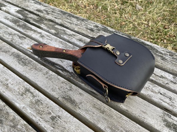 画像8: ★ご予約商品★レザーネットケースDX(ラバーネット対応)★アメリカンレザーブラック★受注〆切2026年1月10日 (8)