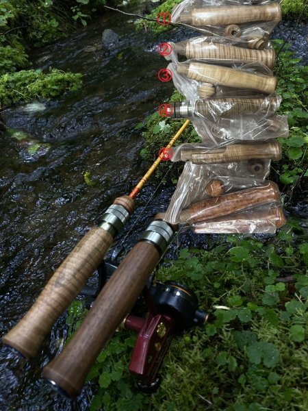 画像5: ★2026年4月発売告知トラウトロッドスピニングWSE-S/45 WESSEX オリジナルバージョン・フルウッドグリップモデル★ (5)